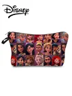 Косметички Disney для принцесс, мультяшная Сумочка для макияжа, детский Органайзер высокого качества, миниатюрный чехол для карандашей для девочек, Подарочная дорожная сумка для стирки