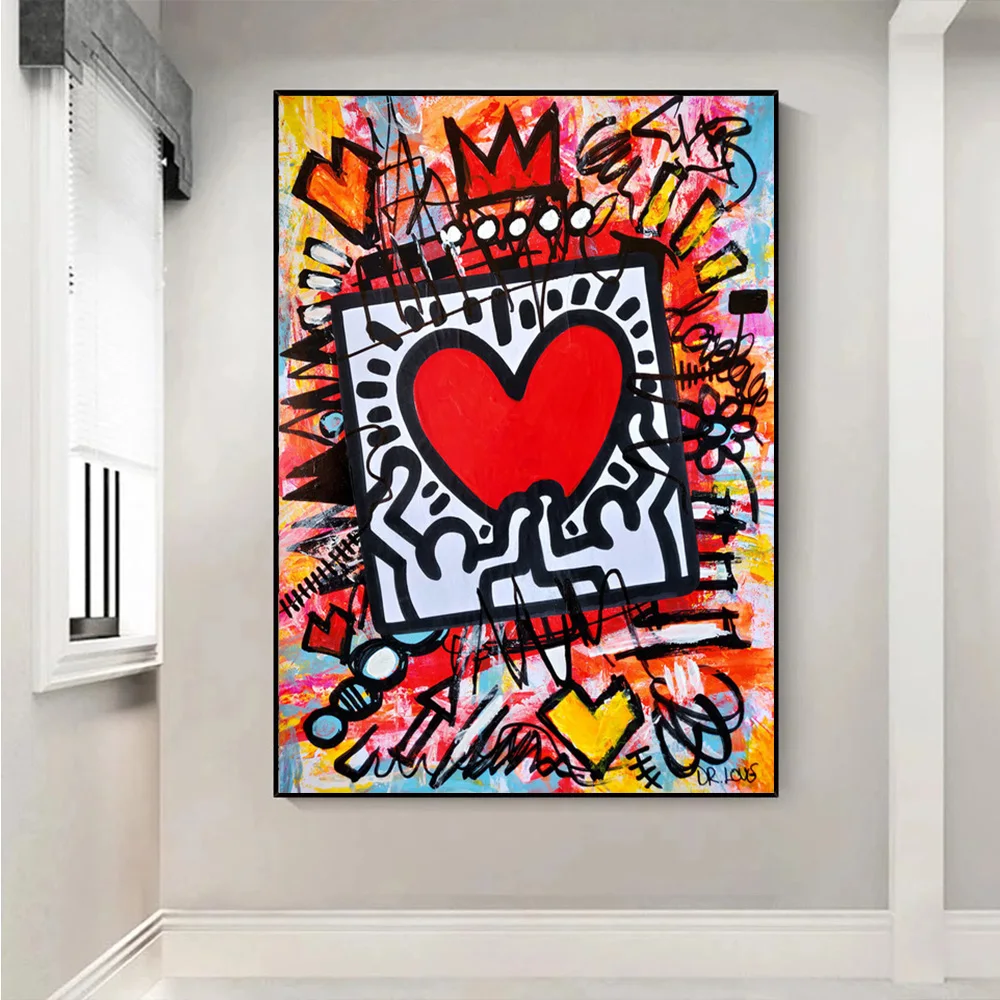 

Street Art Banksy Color Graffiti Canvas Painting Popularity Poster and Print Abstract Picture for Living Room Wall Home Decor