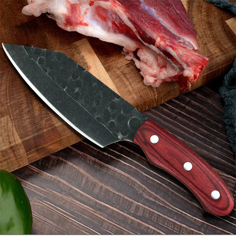 

Дамский нож для мясной рыбы, нож для косточек, профессиональный нож для говядины, нержавеющая сталь, бытовой Магнитный нож, 1 шт.