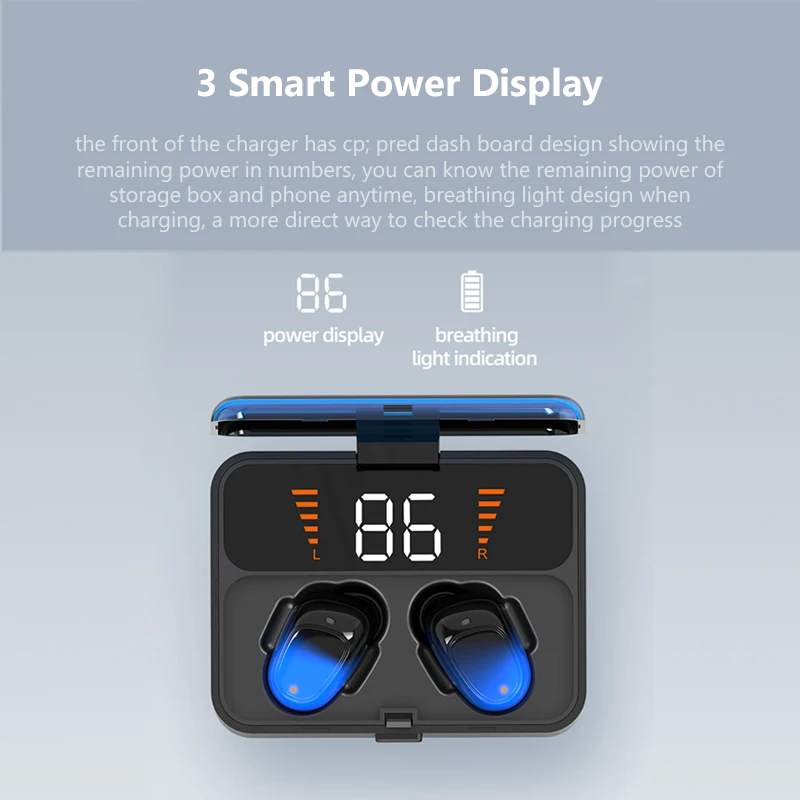 Padear ES НОВЫЕ наушники для bluetooth-гарнитуры беспроводные наушники отпечатков пальцев сенсорные Bluetooth наушники бас для Iphone Xiaomi Android