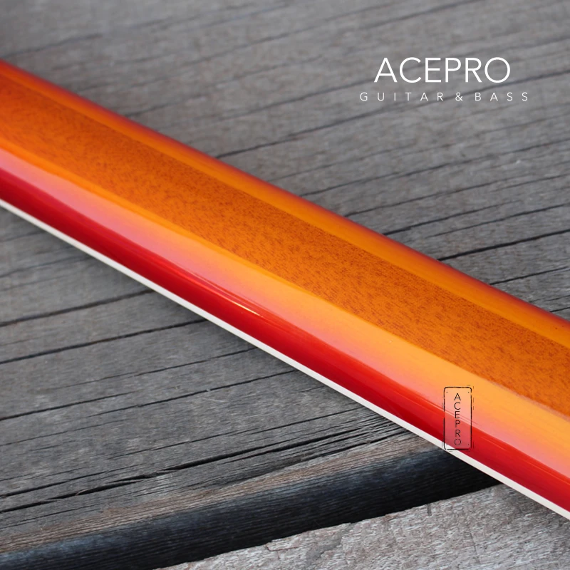 Электрическая гитара с полуполым корпусом 12 струн Струнный мост цвет Cherry Burst гриф