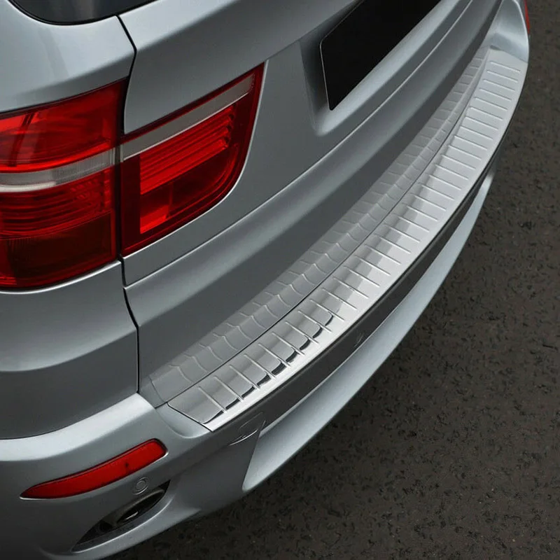 

Bmw 5 Series F11 2009-2017 Chrome Rear Bumper Protector Scratch Guard Stainless Steel WN Inox WN-0006