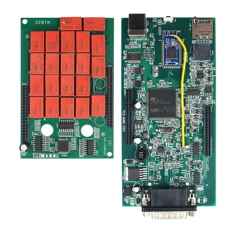Многофункциональный диагностический инструмент V9.0 2PCB для TCS Pro BT Dual PCB OBD2 ремонта