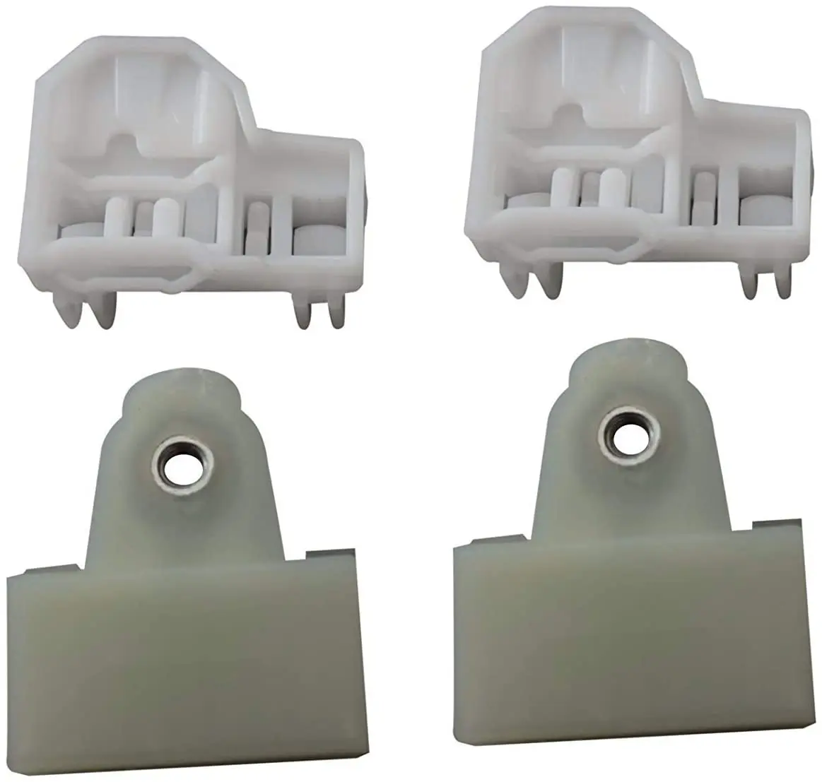 

4 Pcs Window Regulator Clips Slider Sash Connectors Front Right Door for Pontiac