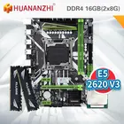 Материнская плата комплект HUANANZHI X99 с XEON E5 2620 V3 2*8G DDR4 2666 комплект, NVME USB3.0 ATX