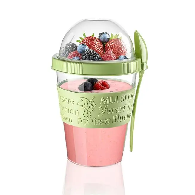 Контейнеры для фруктов ложка портативный контейнер йогурта|Бутылки и банки