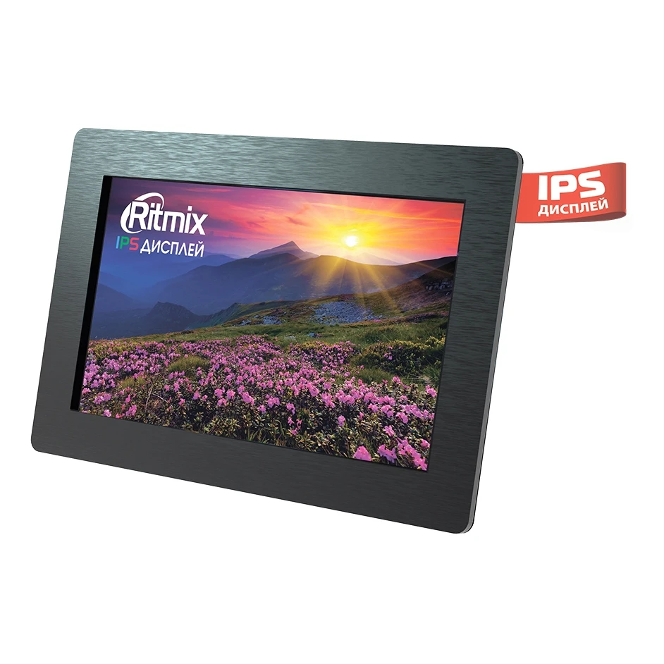 Фоторамка RITMIX RDF 1003 (ДУ слайд шоу визуальные эффекты TFT IPS 10 1 дюйма microSD просмотр