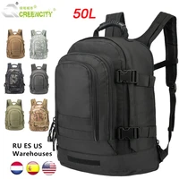 50l military tactical backpack for men large military pack army 3 day assault pack molle bag rucksack waterproof daypack