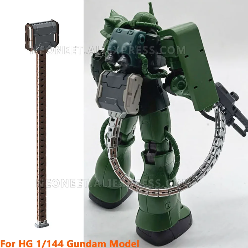 

Металлическая деталь для RG HG 1/144 модели оружия Gundam, металлические амуниции, ремни, набор моделей цепи пуль, ремень для пулемета Gatling