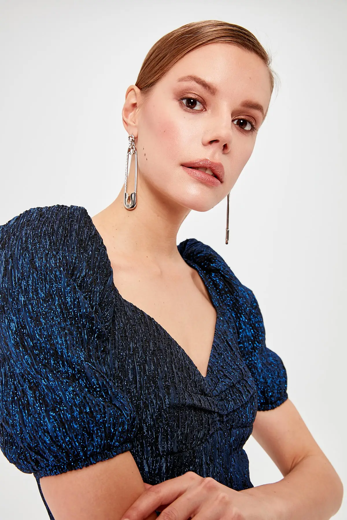 Trendyol платье с оборками TPRSS20EL0058|Женские платья| |