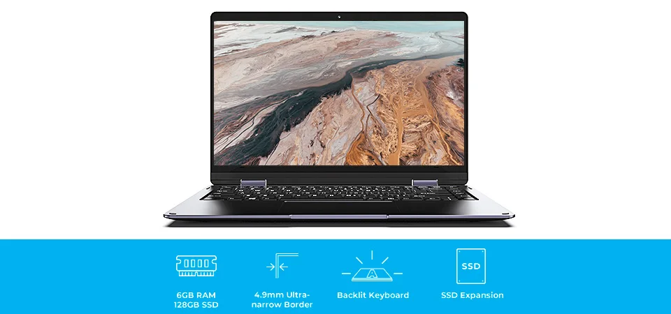 XIDU ноутбук PhilBook Max 14,1 ''планшет сенсорный экран ноутбук окно 10 планшет с подсветкой Клавиатура компьютер 6 ГБ ПК ноутбук