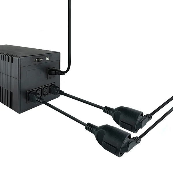 Кабель питания от C14 до Schuko NANOCABLE 10.22.0901 (25 см)|Адаптеры AC/DC| |