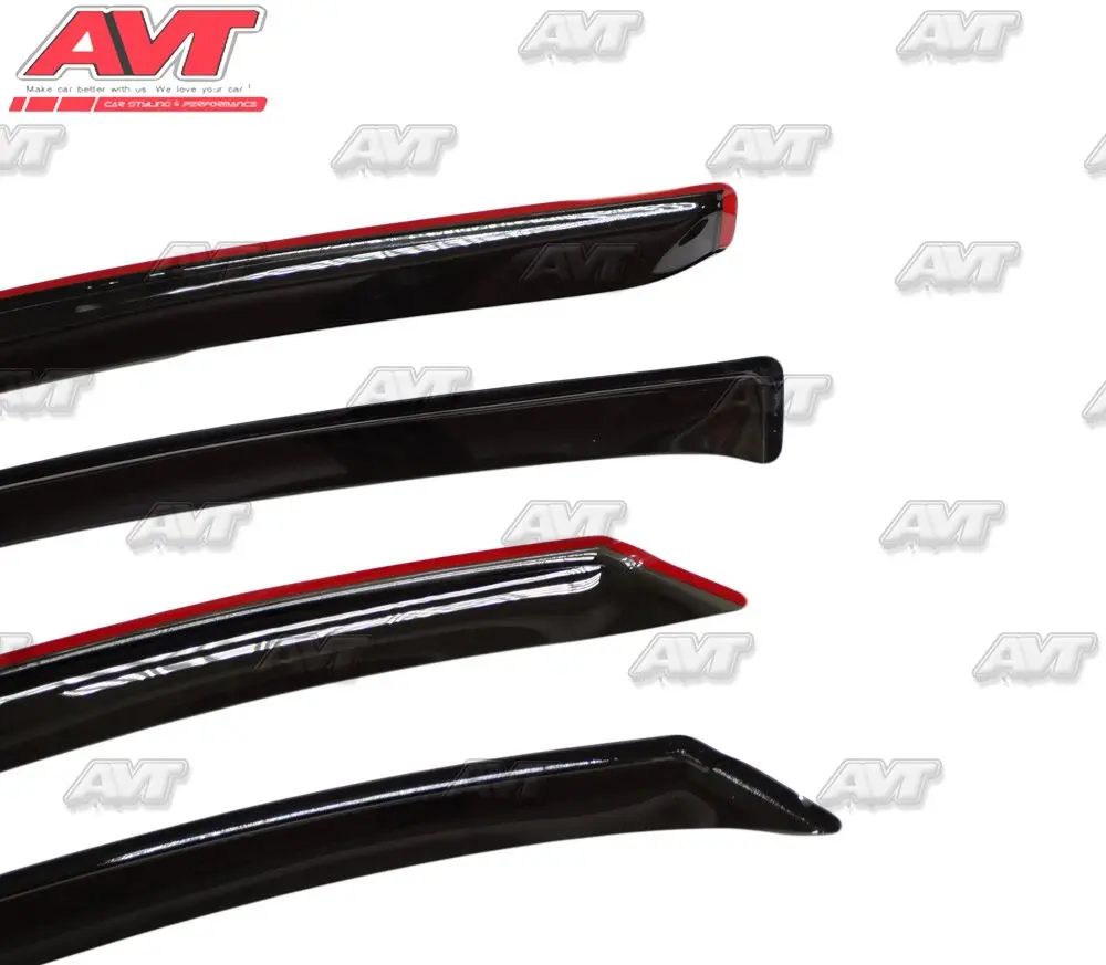 Window deflectors for Ford Focus II 2004~2011 car styling wind deflector guard auto vent visor rain guards cover decor | Автомобили и