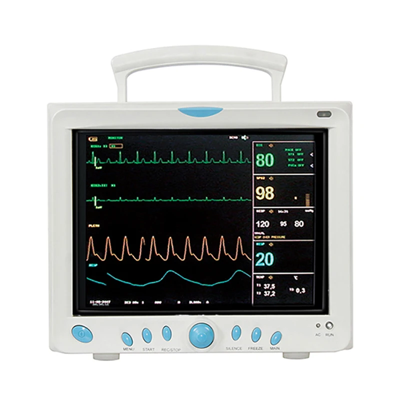 

New CONTEC CMS9000 Multi-Parameter Patient Monitor Medical Machine SPO2 Heart Rate Monitor With Printer