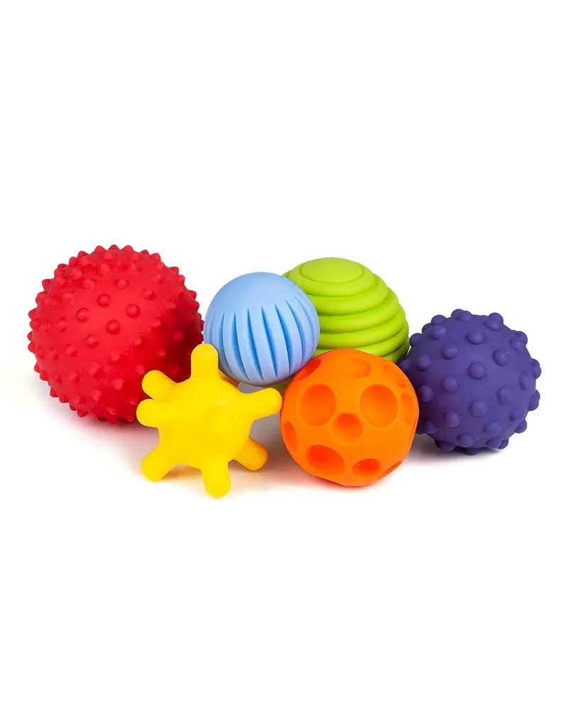 Развивающая игрушка FANCY Тактилики Мячики Сенсорные Набор Детский для