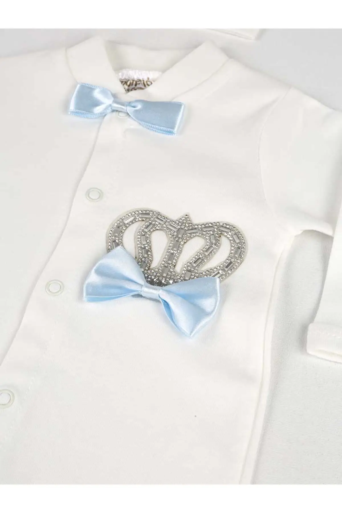 Белый комплект из двух предметов детские комбинезоны для мальчиков| |