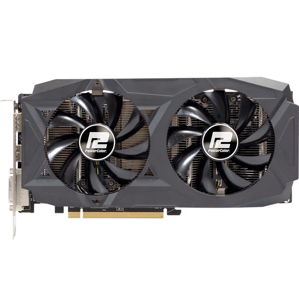 Видеокарта PowerColor AMD Radeon RX 580 1295MHz 4096MB 7800MHz 256 bit OEM [AXRX 4GBD5 DMV2]|Видеокарты| |