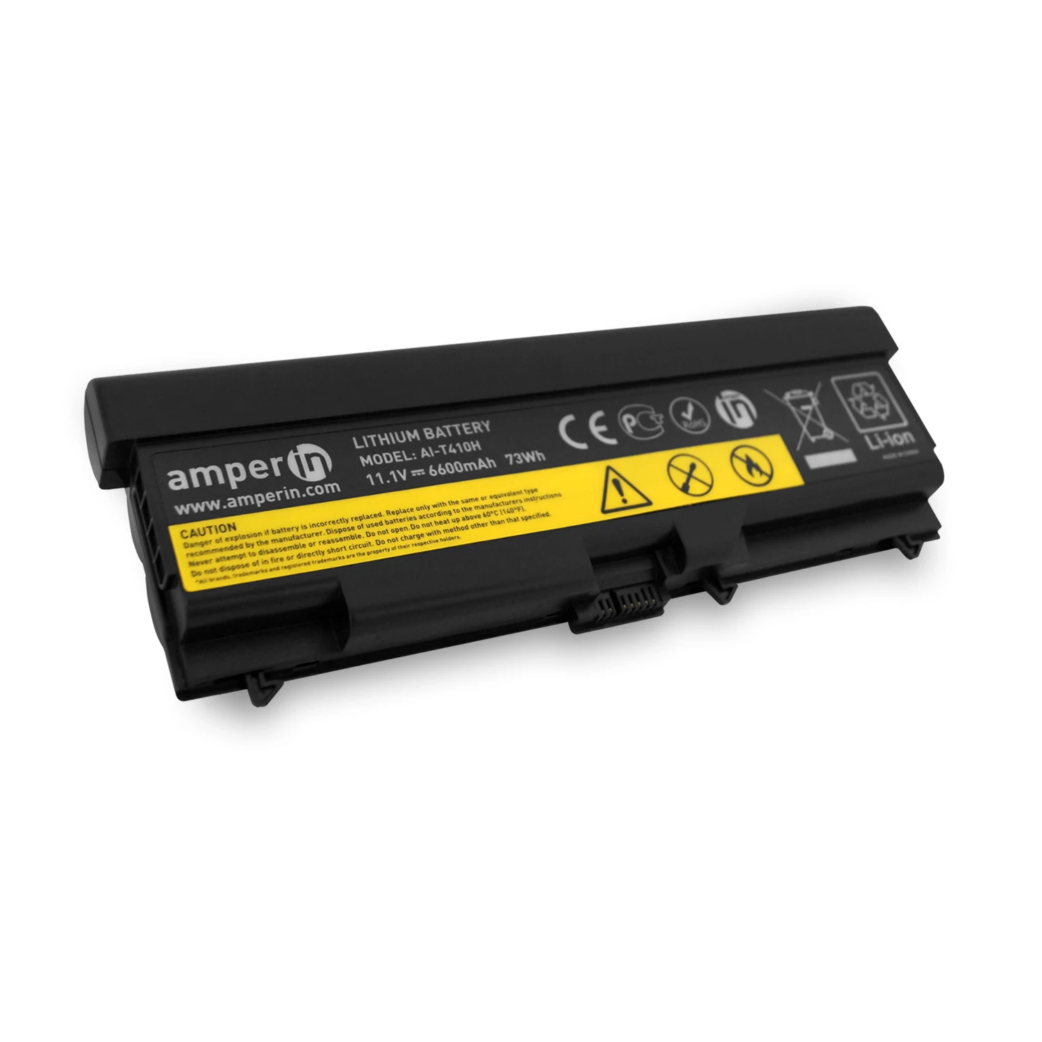 Аккумуляторная батарея (аккумулятор) Amperin AI-T410H для ноутбука Lenovo ThinkPad T410 11.1V 6600mAh