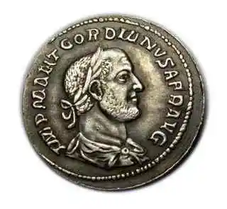 Копия монеты Римской империи Гордиан VIRTUS AVGG серебро копия арт. 17-1641 |