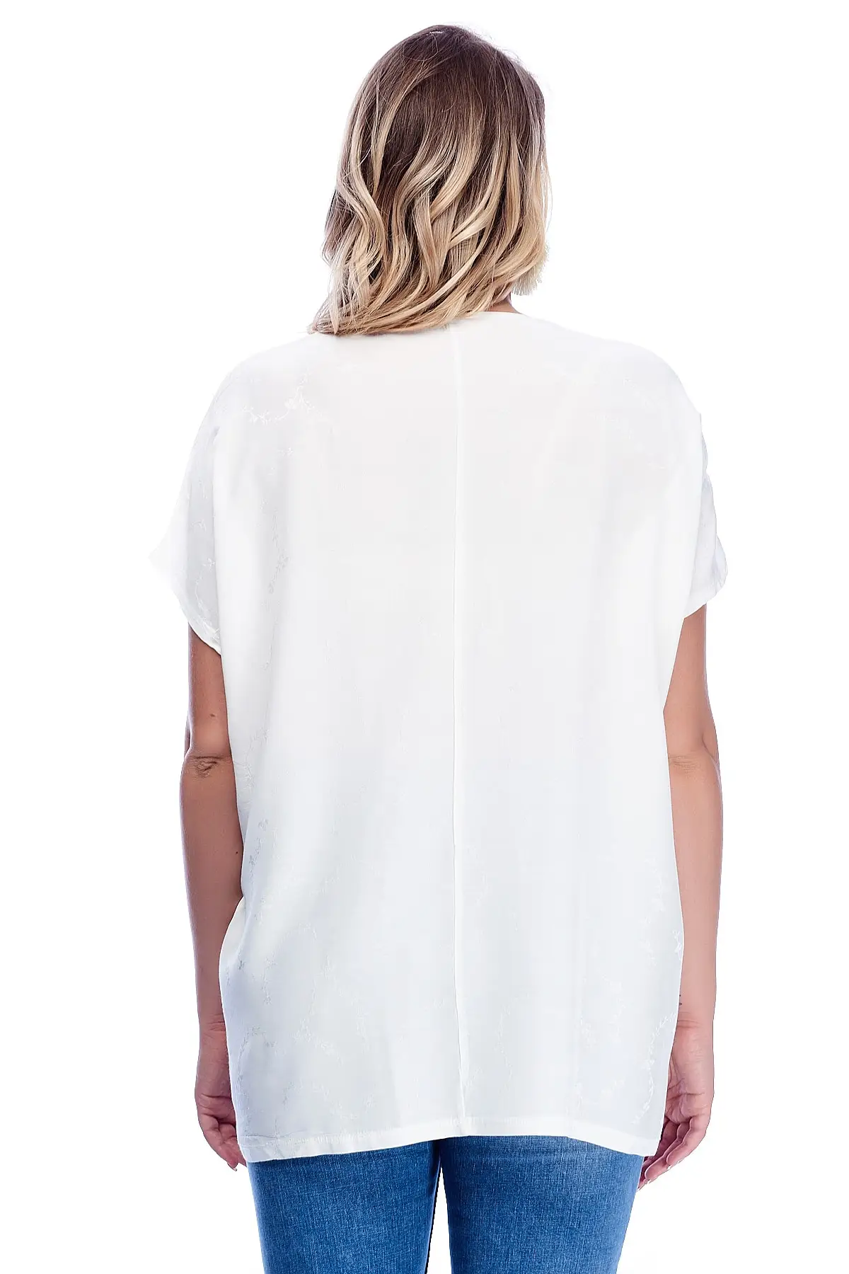 Sans Textile Женская жаккардовая блузка 65N13879 | одежда