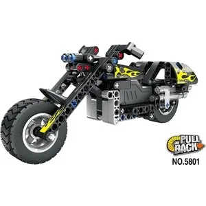 Конструктор QiHui Technics &quotМотоцикл&quot (инерционная модель) 183 детали - QH5801 | Игрушки и