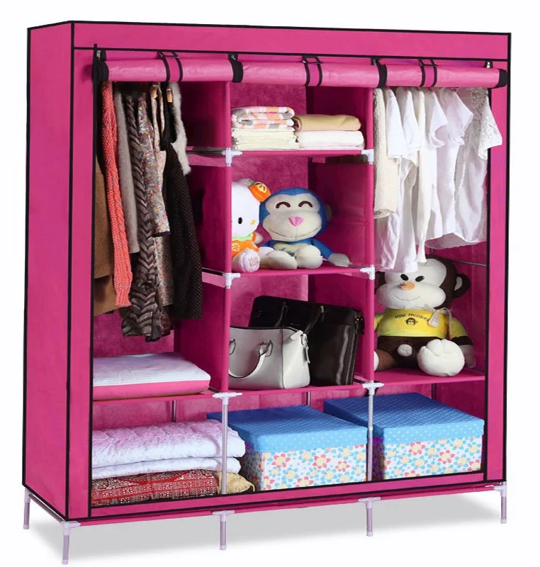 Шкаф складной Storage Wardrobe 130х45х175 см | Тканевый шкаф для одежды