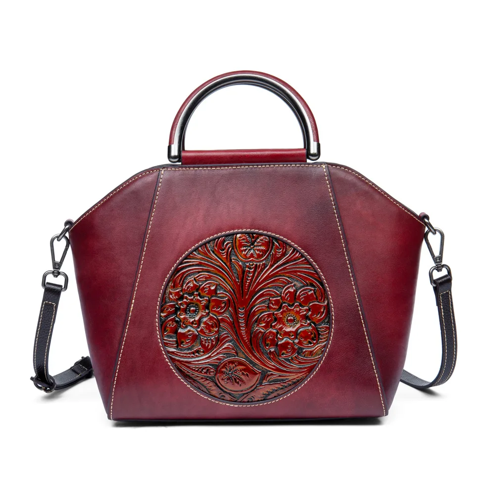 

Leisure Luxury Handbags Women Leather Bags High Quality Embroidery Messenger Bags Women Handbags Bags European Ladies Bag
