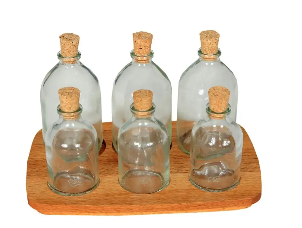 

Table Top Countertop Natural Hygienic Mini Spice Set 7 Pieces