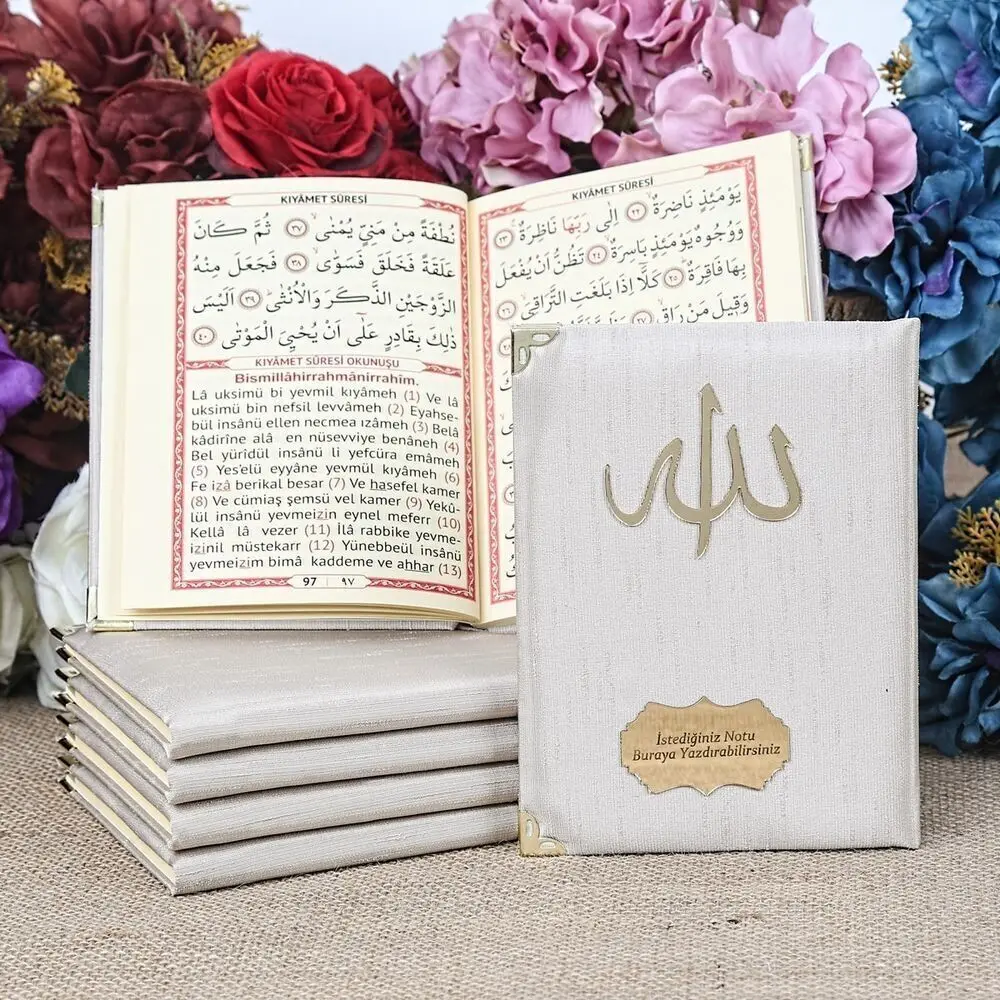 Luxury Muslim Gift Set Prayer Rug Personalized Bag Yasin Sharif Pearl Rosary Wholesale Shopping Islamic Items Ramadan 2022 Worship Societies Excellent Quality Mevlüt Groups Fashion