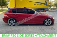 For Bmw F20 Side Skirts Attachment 2011-2015 Sill Trim Car Styling Auto Accessory Universal Spoiler Mud Flaps Spilitter Ornament