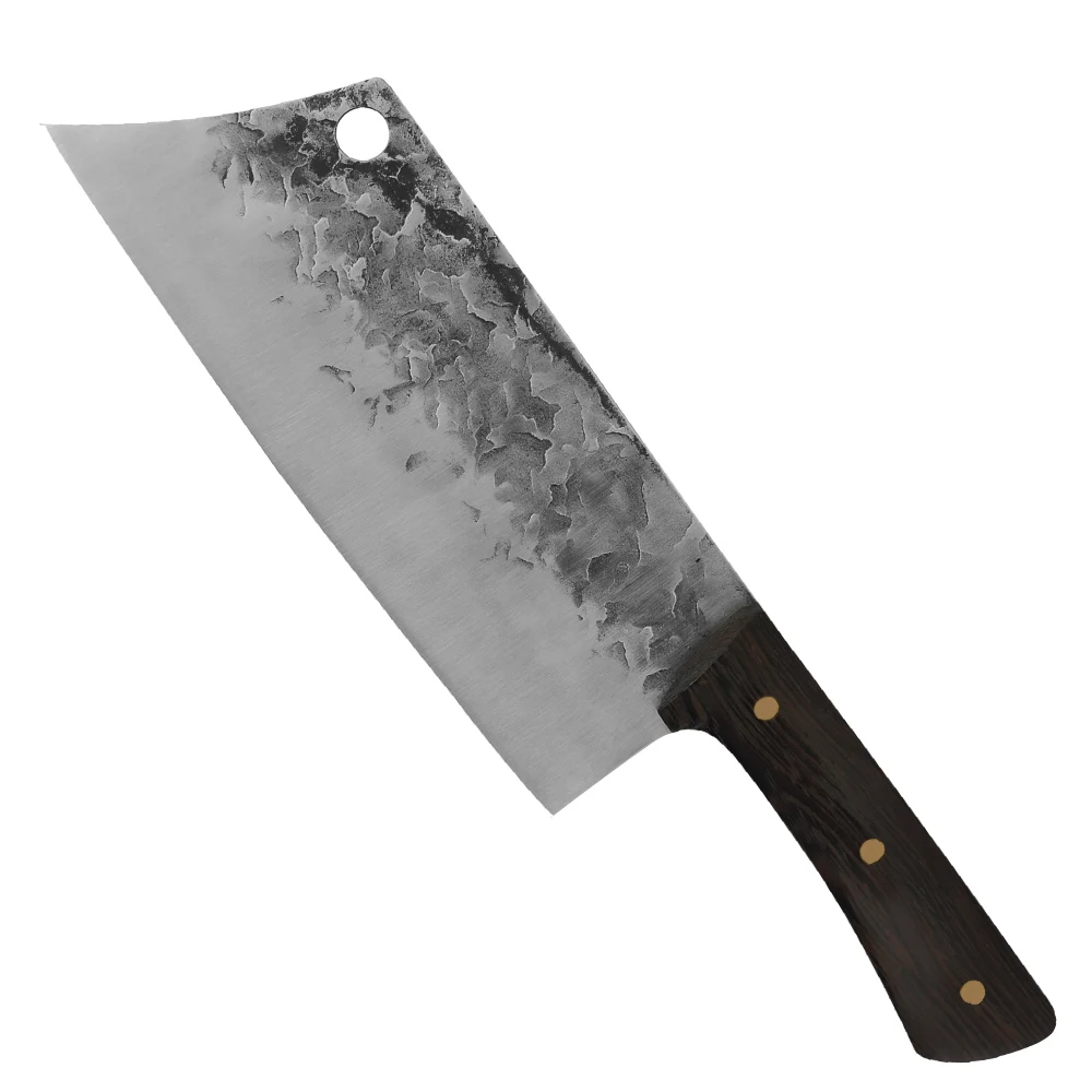 5Cr15 китайский кухонный нож мясника из высокоуглеродистой стали кованый полный