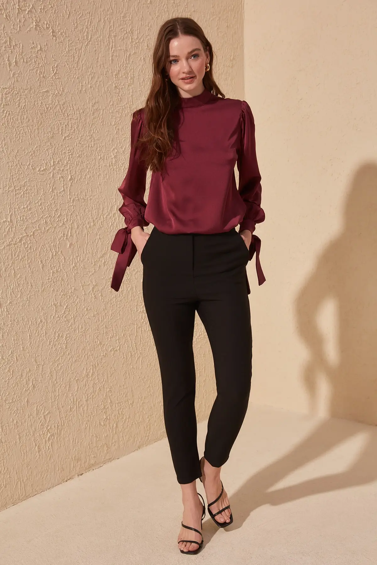 Черные классические брюки TWOAW20PL0322 | Женская одежда