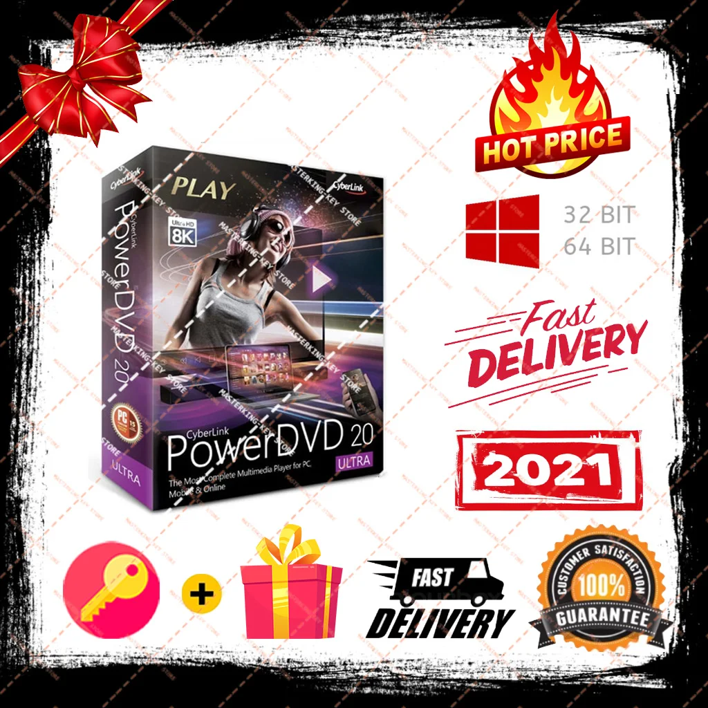 

Cyberlink Powerdvd Ultra 20 | rgnl Key | N Crk | Fr Wndw | Lfetme