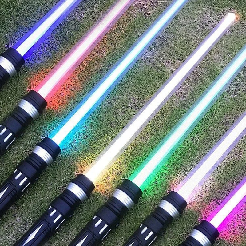 

Световой меч, игрушки для детей, 7 цветов RGB, длина 68 см, лазерный меч, игрушки со звуком светильник для мальчиков и девочек