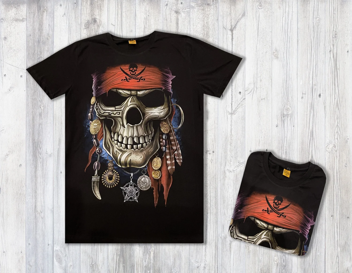 Мужская футболка с принтом Пираты карибского моря мужская |