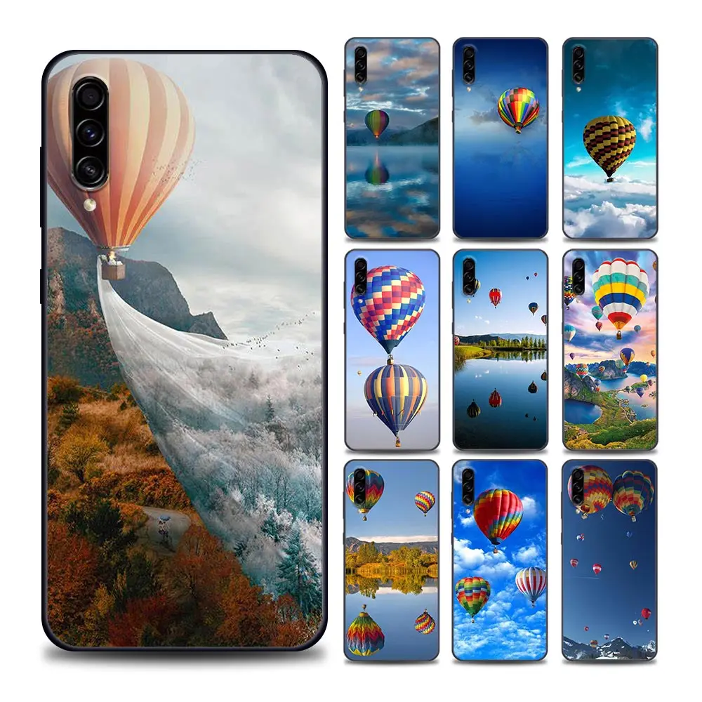 

Hot Air Balloon Phone Case for Samsung A7 A9 A10 A20 A30 A40 A50 A60 A70 A80 A90 5G Soft Silicone Cover Coque