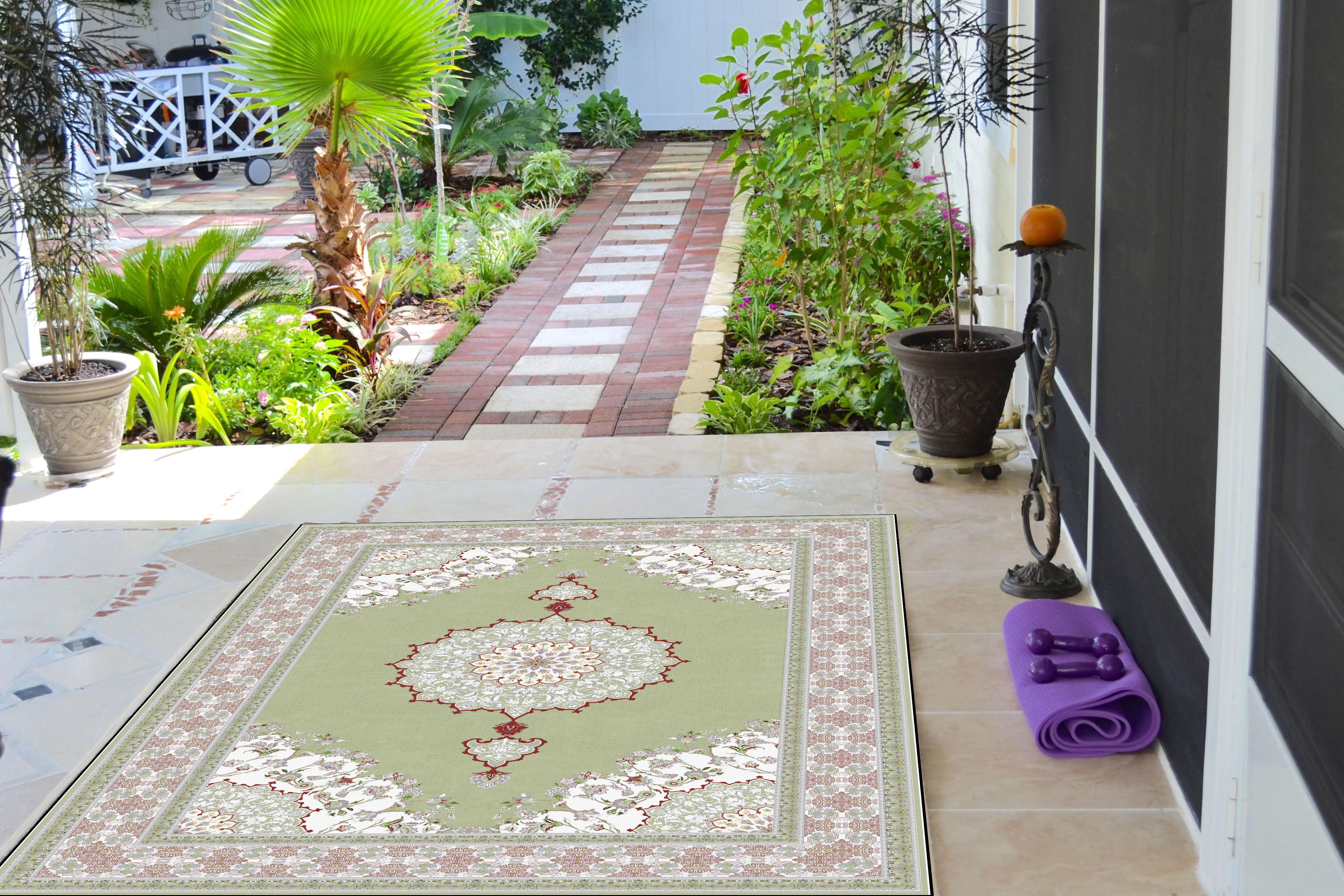 

Area Rug Fashion Carpet Mint Green Floor Soft Modern Rugs Non-Slip Home Decor Thick Runner Durable Carpets Kilim