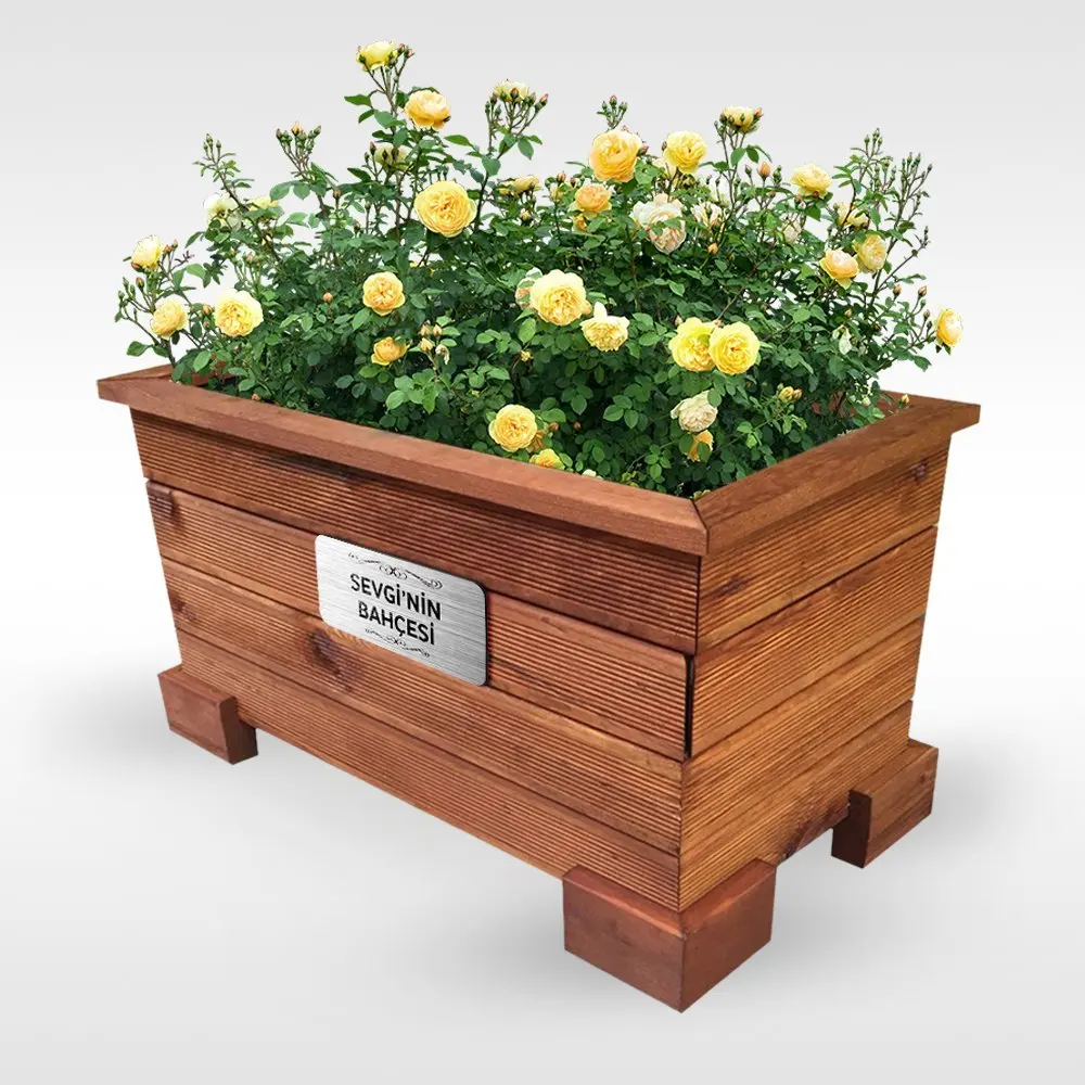

Personalized Big size Wooden Flower Pot
