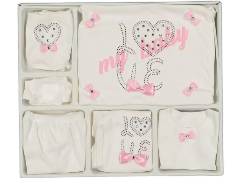 

Jaju Baby Pink My Baby Stone 10 pcs Hospital Outlet Set