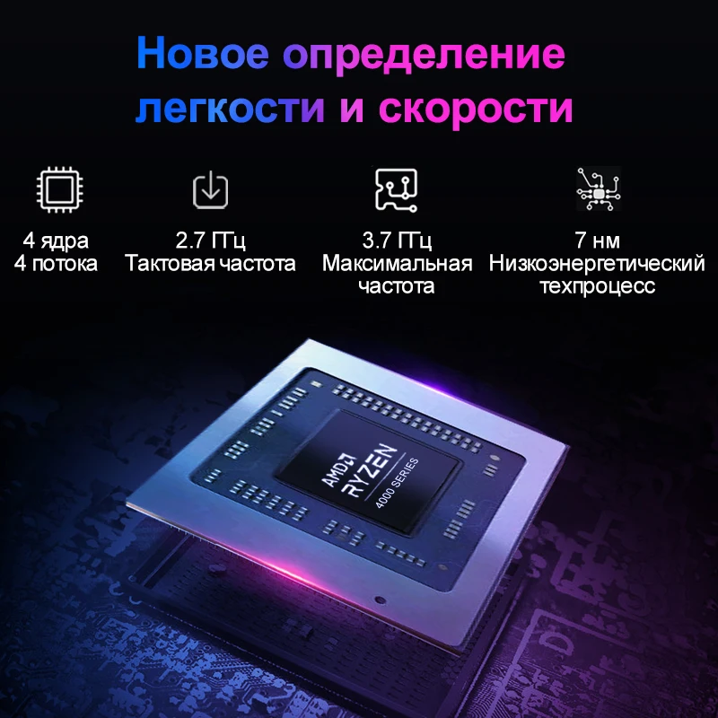 Ноутбук MAIBENBEN M543 R3 4300U WIN10 15.6&quotFHD ADS матрица 8ГБ+512ГБ SSD Англ. клавиатура