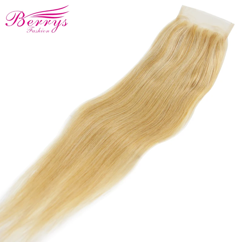 Прямой прозрачный кружевной закрытие 4X4 бесплатная часть с детскими волосами