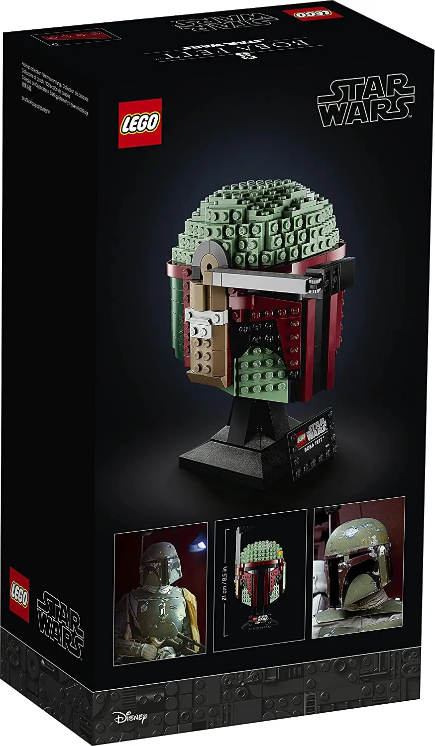 LEGO 75277 Star Wars Boba Fett Helmet Display Building Set 625 pieces Advanced Collectible Gift Model for Adults | Игрушки и хобби
