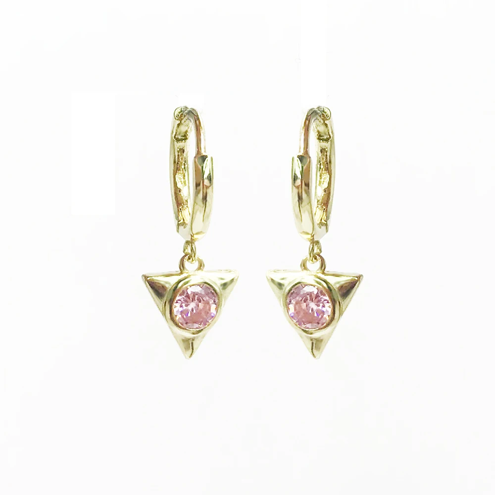 E103 Cholcus оригинальные серьги в форме треугольника для женщин серебро 925 ювелирные