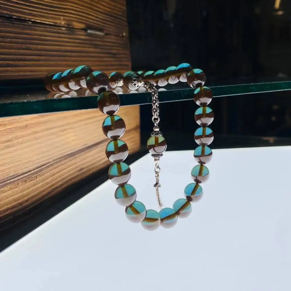 

Bukalemun Ate Kehribar Tesbih effaf Grnm Hediyelik Yuvarlak Renk Deitiren