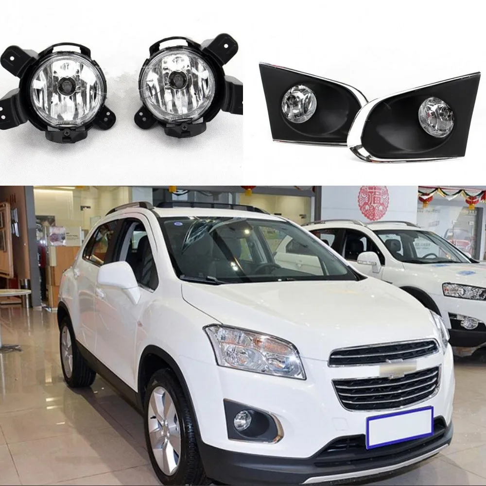 

JanDeNing Car Front Fog Light Bumper Lamp assembly kit For Chevrolet Trax/Tracker 2014-2016