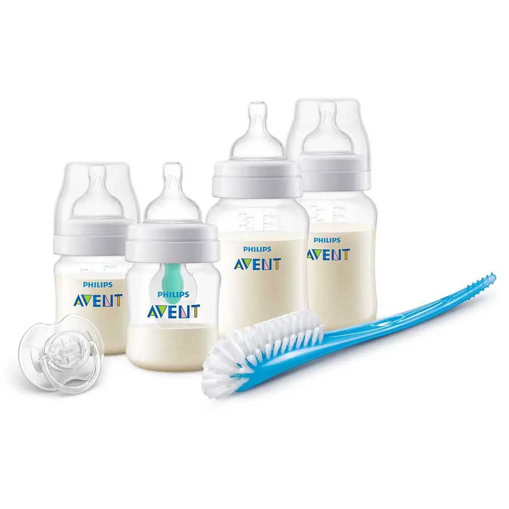 Оригинальный антиколиковый набор Philips Avent с подарочным набором и бутылкой