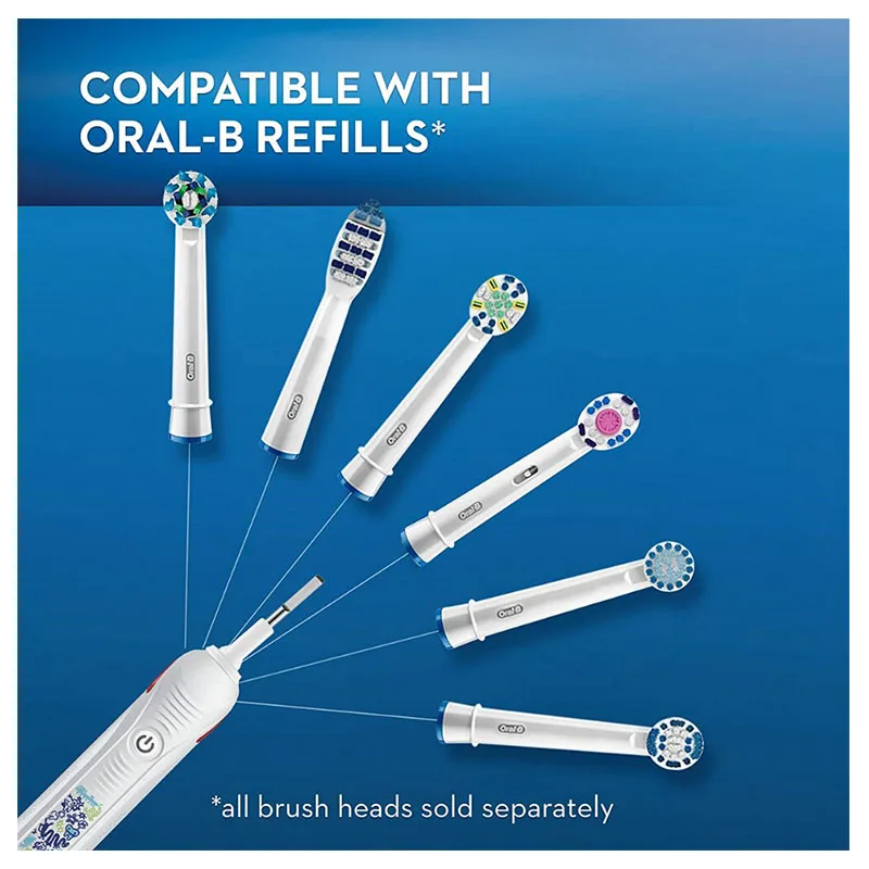 Oral B электрическая зуб щетка Зубы Белые Для Детей Перезаряжаемые 3 Режима Чистки
