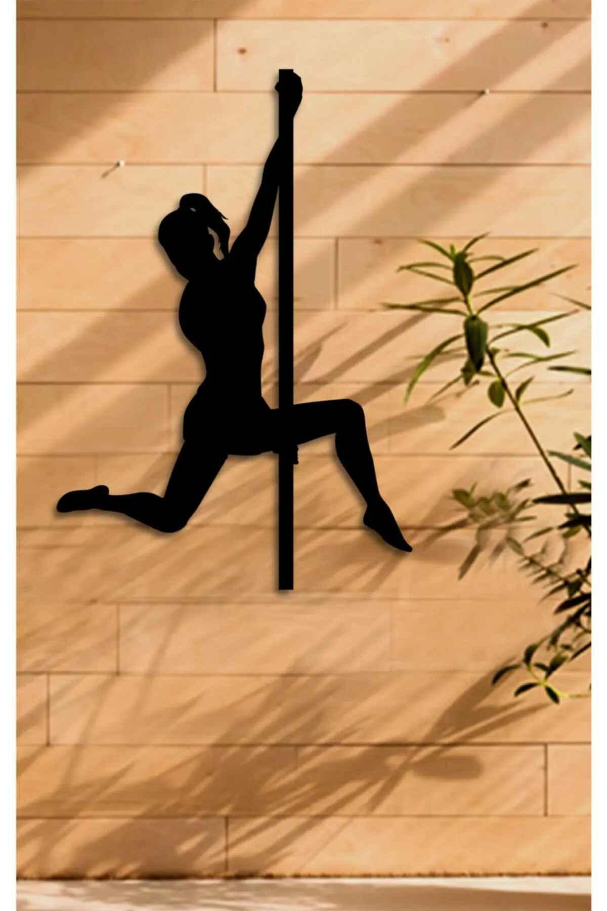 Декор для полярного танца деревянная настенная доска плакат портрет женский