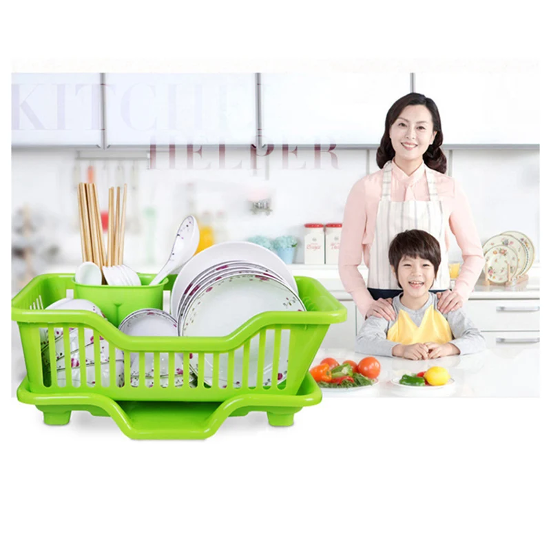 Сушилка для посуды кухонная утварь сушилка с дренажной доской столешница посуда