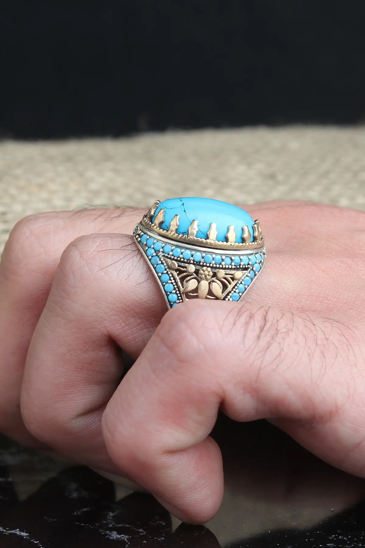 

Silver Ring Male High Quality Onix Stone Wedding Genuine Unique Turkish Jewelry Women Spring Summer Autumn Winter New